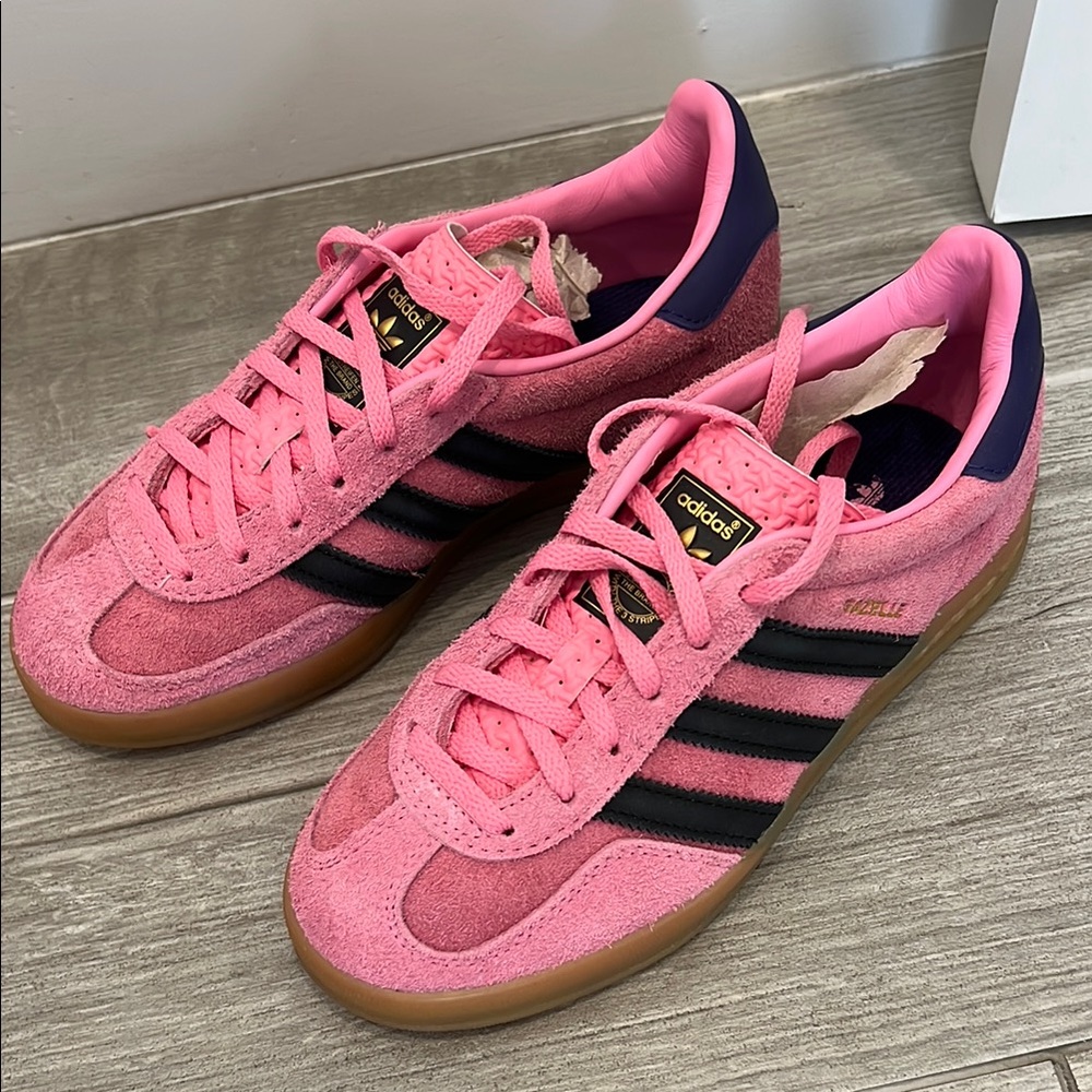 Adidas Women's Gazelle Pink Suede Sneakers
